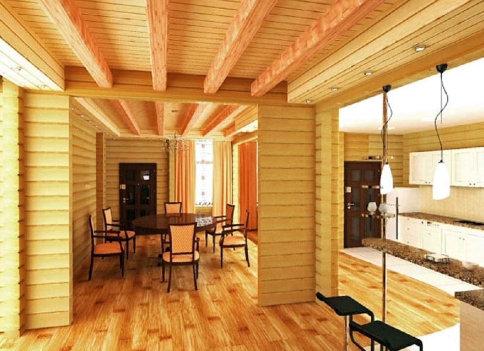 Отделка домов из профилированного бруса: повышаем комфорт и энергосбережение