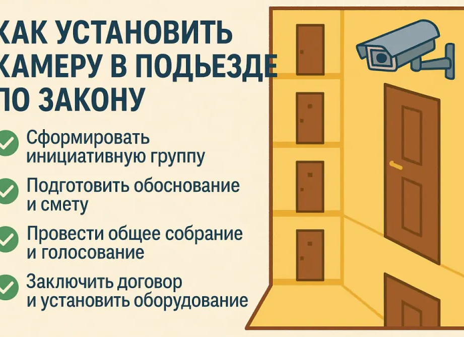 Камера в подъезде — это законно? Как поставить её без скандалов и штрафов: пошаговая инструкция