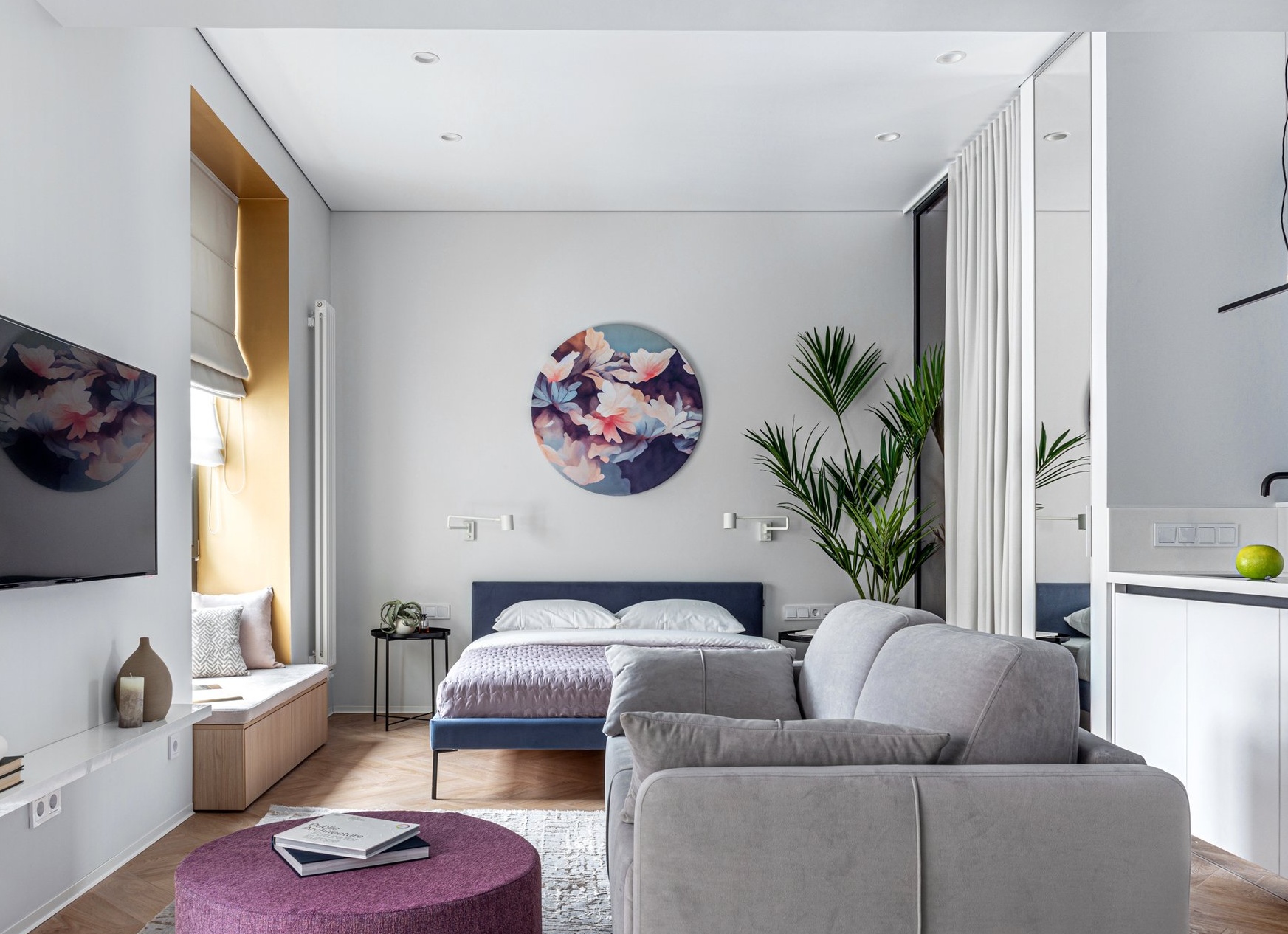 Дизайн длинной узкой комнаты: 11 рабочих примеров с фото